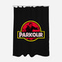 Parkour!-none polyester shower curtain-Raffiti