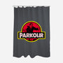 Parkour!-none polyester shower curtain-Raffiti