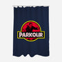 Parkour!-none polyester shower curtain-Raffiti