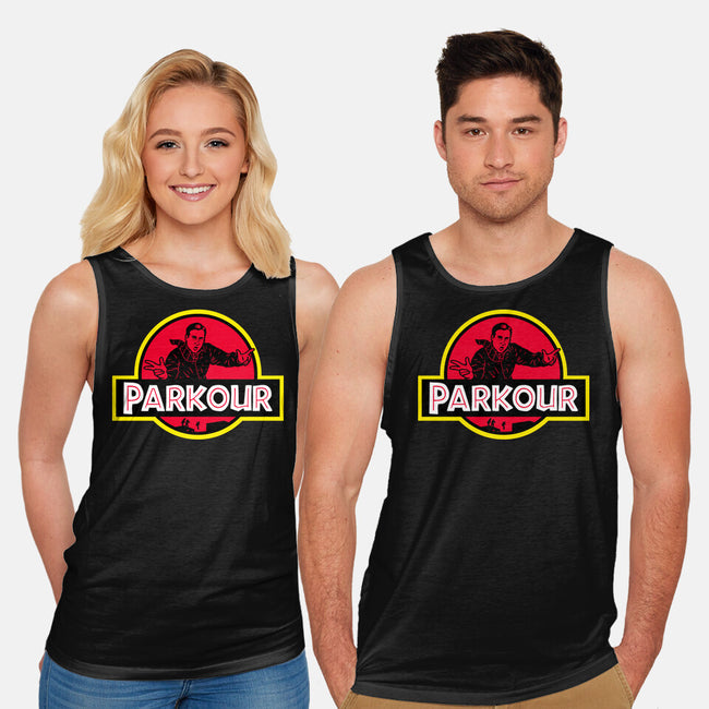 Parkour!-unisex basic tank-Raffiti