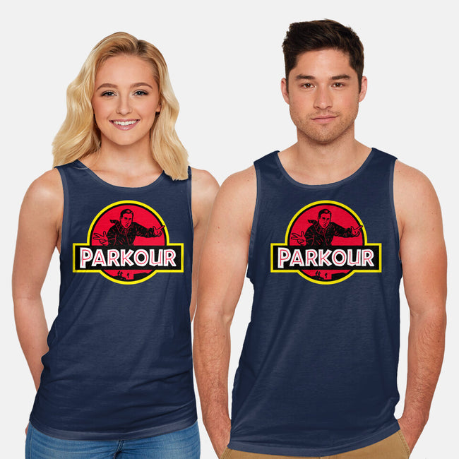 Parkour!-unisex basic tank-Raffiti