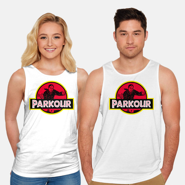 Parkour!-unisex basic tank-Raffiti