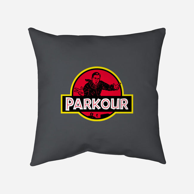 Parkour!-none removable cover w insert throw pillow-Raffiti