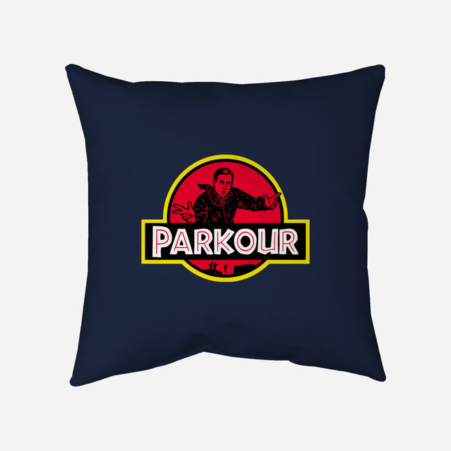 Parkour!-none removable cover w insert throw pillow-Raffiti
