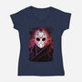 Jason Glitch-womens v-neck tee-danielmorris1993