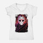 Jason Glitch-womens v-neck tee-danielmorris1993