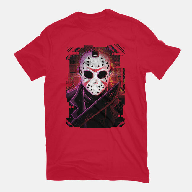 Jason Glitch-womens fitted tee-danielmorris1993
