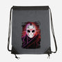 Jason Glitch-none drawstring bag-danielmorris1993