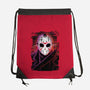 Jason Glitch-none drawstring bag-danielmorris1993