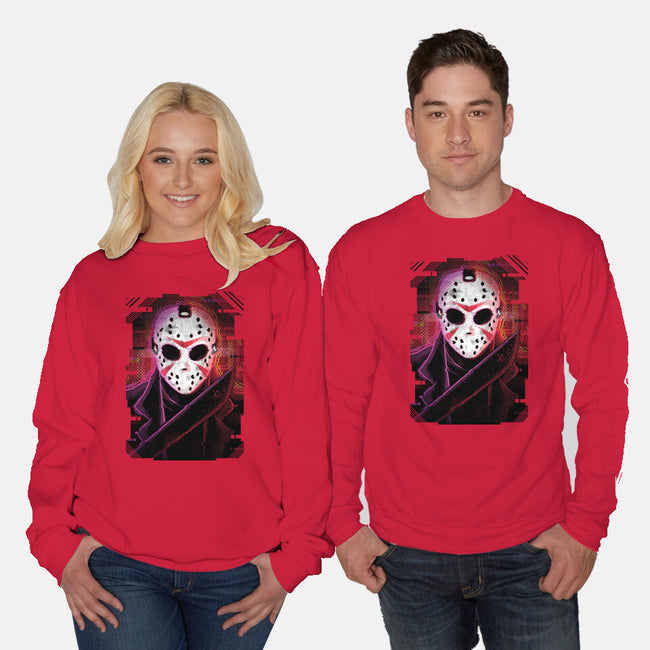 Jason Glitch-unisex crew neck sweatshirt-danielmorris1993