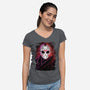 Jason Glitch-womens v-neck tee-danielmorris1993