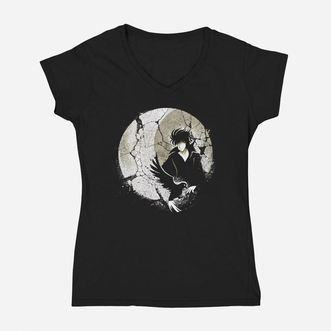 King Of Dreams-womens v-neck tee-Vallina84