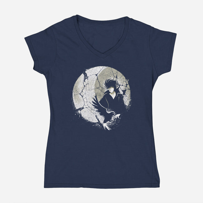 King Of Dreams-womens v-neck tee-Vallina84