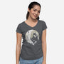 King Of Dreams-womens v-neck tee-Vallina84
