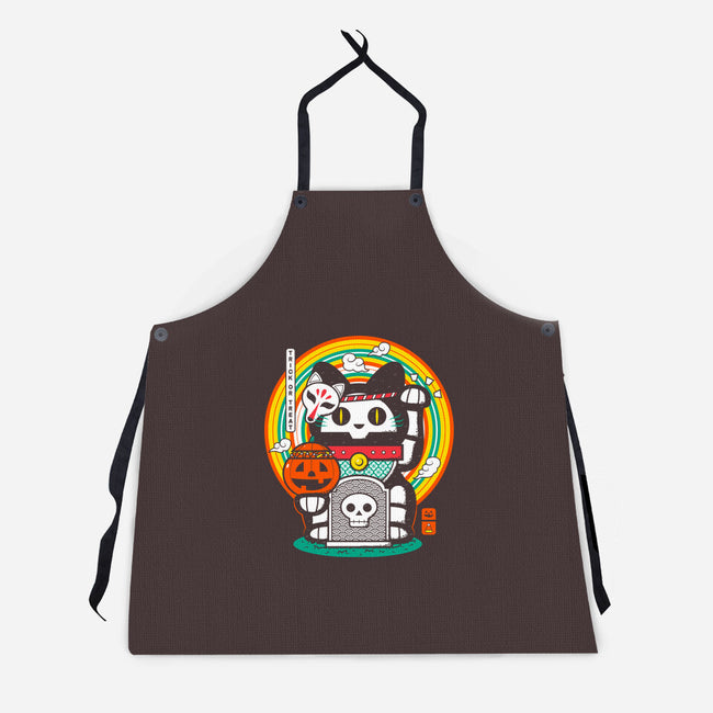 Halloween Neko-unisex kitchen apron-krisren28