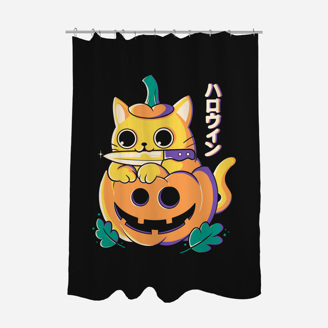 Cute Halloween-none polyester shower curtain-Douglasstencil
