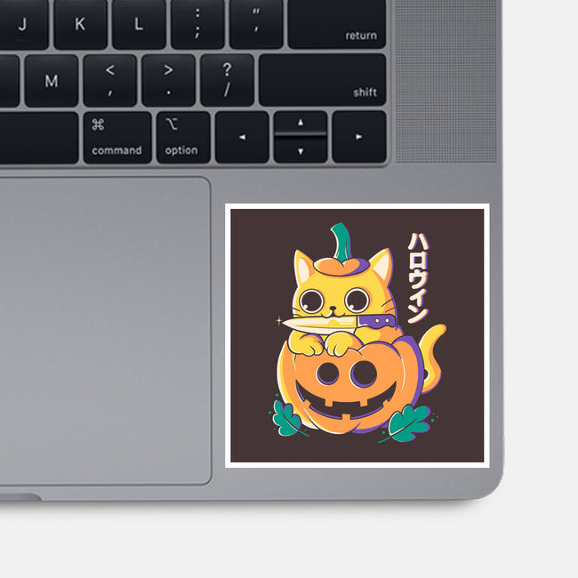 Cute Halloween-none glossy sticker-Douglasstencil