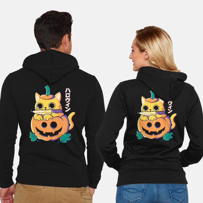 Cute Halloween-unisex zip-up sweatshirt-Douglasstencil