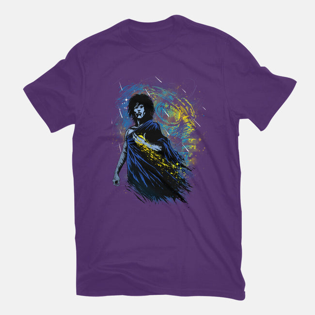 Cloak Of Dreams-womens fitted tee-Ionfox