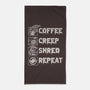A Day In The Life-none beach towel-CoD Designs