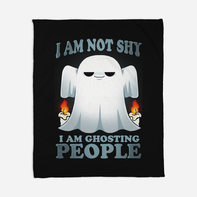 Ghosting People-none fleece blanket-Vallina84