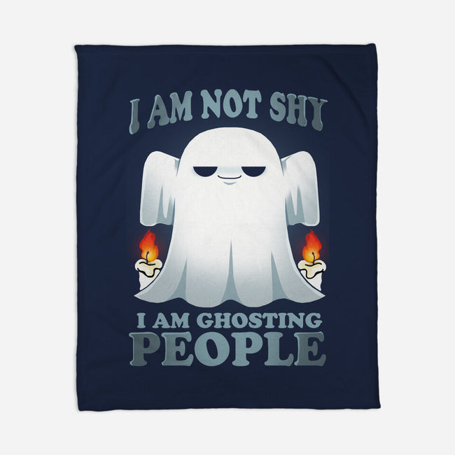 Ghosting People-none fleece blanket-Vallina84