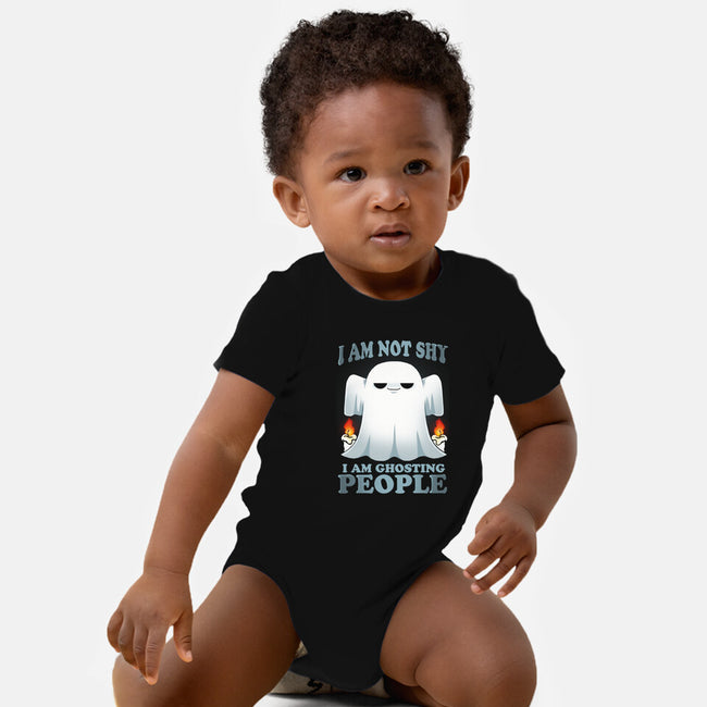 Ghosting People-baby basic onesie-Vallina84