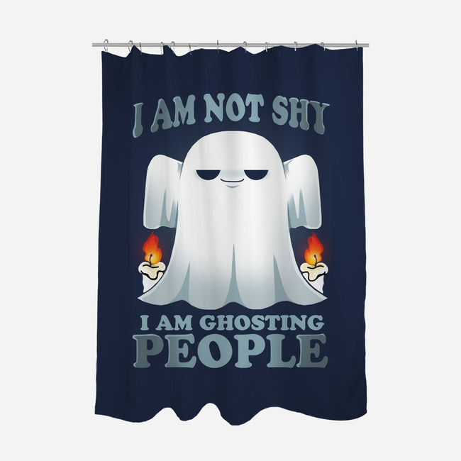 Ghosting People-none polyester shower curtain-Vallina84