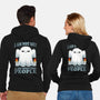 Ghosting People-unisex zip-up sweatshirt-Vallina84