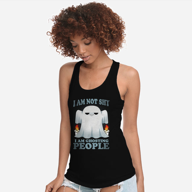 Ghosting People-womens racerback tank-Vallina84