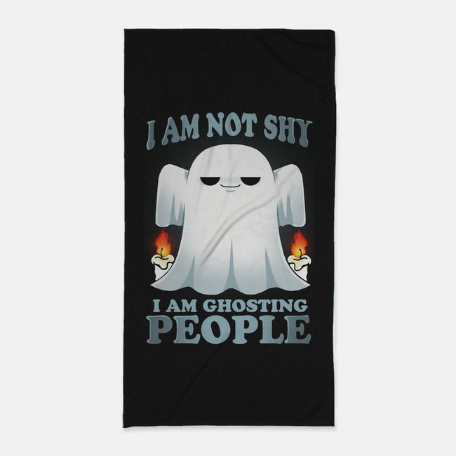 Ghosting People-none beach towel-Vallina84