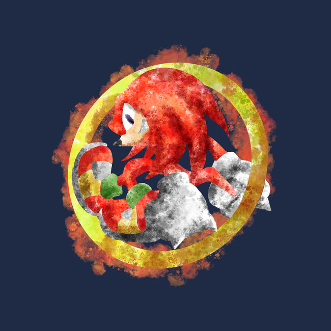 Knuckles Splash-womens fitted tee-nickzzarto