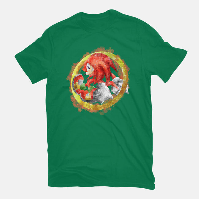 Knuckles Splash-mens basic tee-nickzzarto