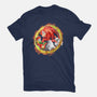 Knuckles Splash-womens fitted tee-nickzzarto