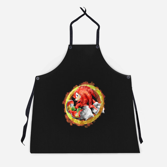 Knuckles Splash-unisex kitchen apron-nickzzarto