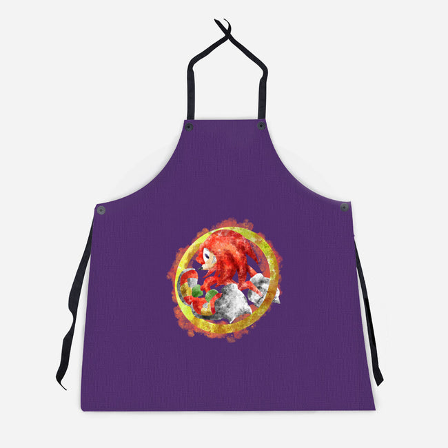 Knuckles Splash-unisex kitchen apron-nickzzarto