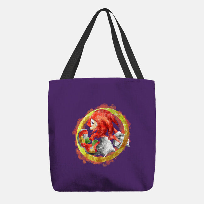 Knuckles Splash-none basic tote bag-nickzzarto