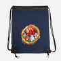 Knuckles Splash-none drawstring bag-nickzzarto