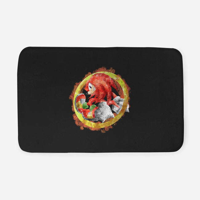 Knuckles Splash-none memory foam bath mat-nickzzarto