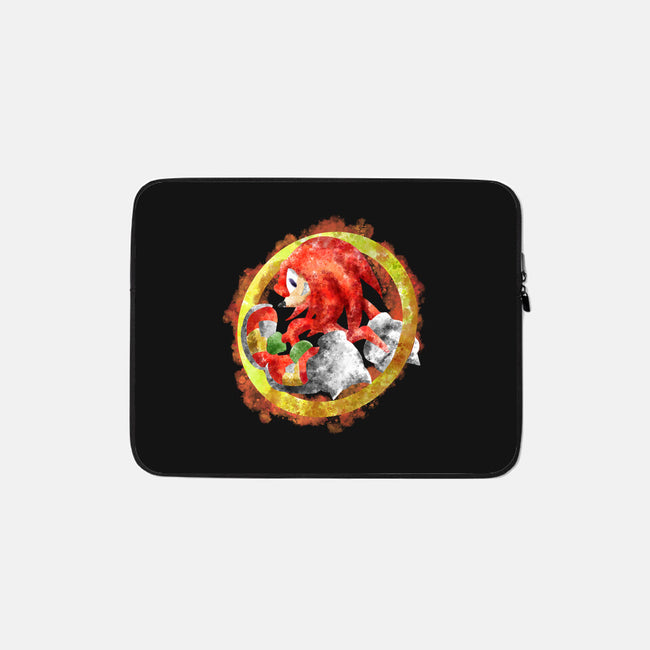 Knuckles Splash-none zippered laptop sleeve-nickzzarto