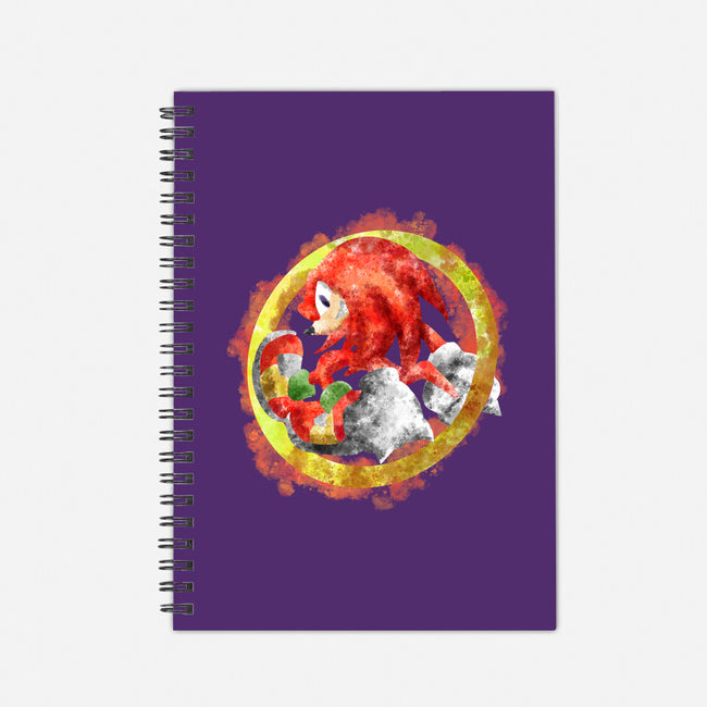 Knuckles Splash-none dot grid notebook-nickzzarto