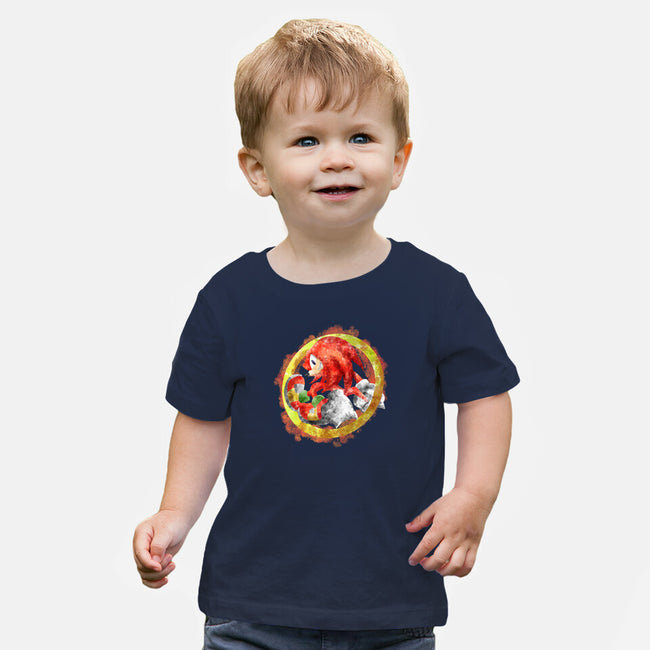 Knuckles Splash-baby basic tee-nickzzarto