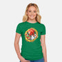 Knuckles Splash-womens fitted tee-nickzzarto
