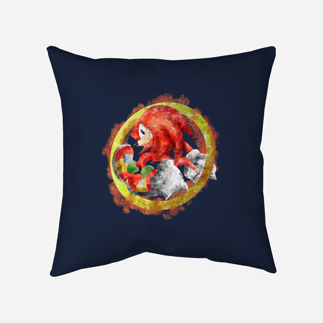 Knuckles Splash-none removable cover w insert throw pillow-nickzzarto