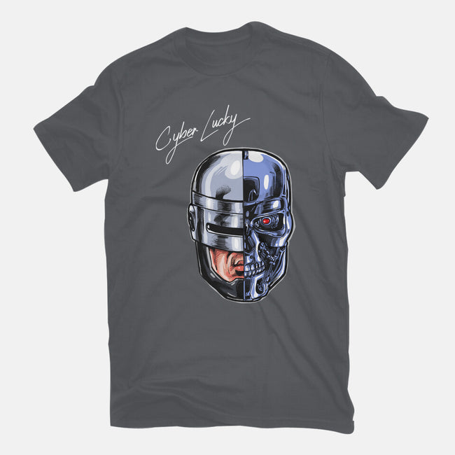 Cyber Lucky-womens fitted tee-zascanauta