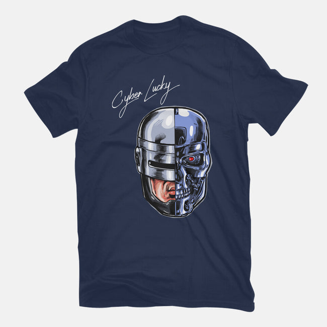 Cyber Lucky-womens fitted tee-zascanauta