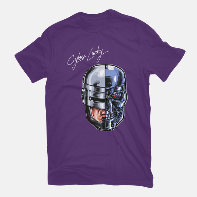Cyber Lucky-womens fitted tee-zascanauta