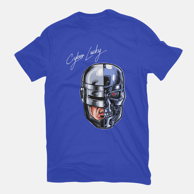 Cyber Lucky-womens fitted tee-zascanauta