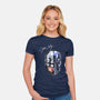 Cyber Lucky-womens fitted tee-zascanauta