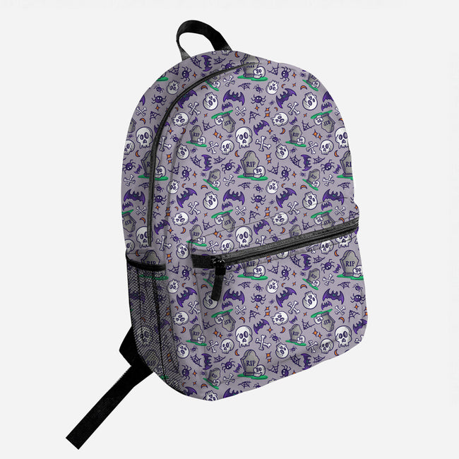 Deadly-none all over print backpack bag-TeeFury